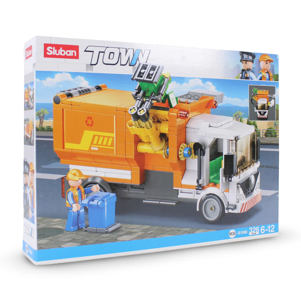 Sluban Town Garbage Truck - 326Pcs - Image 2