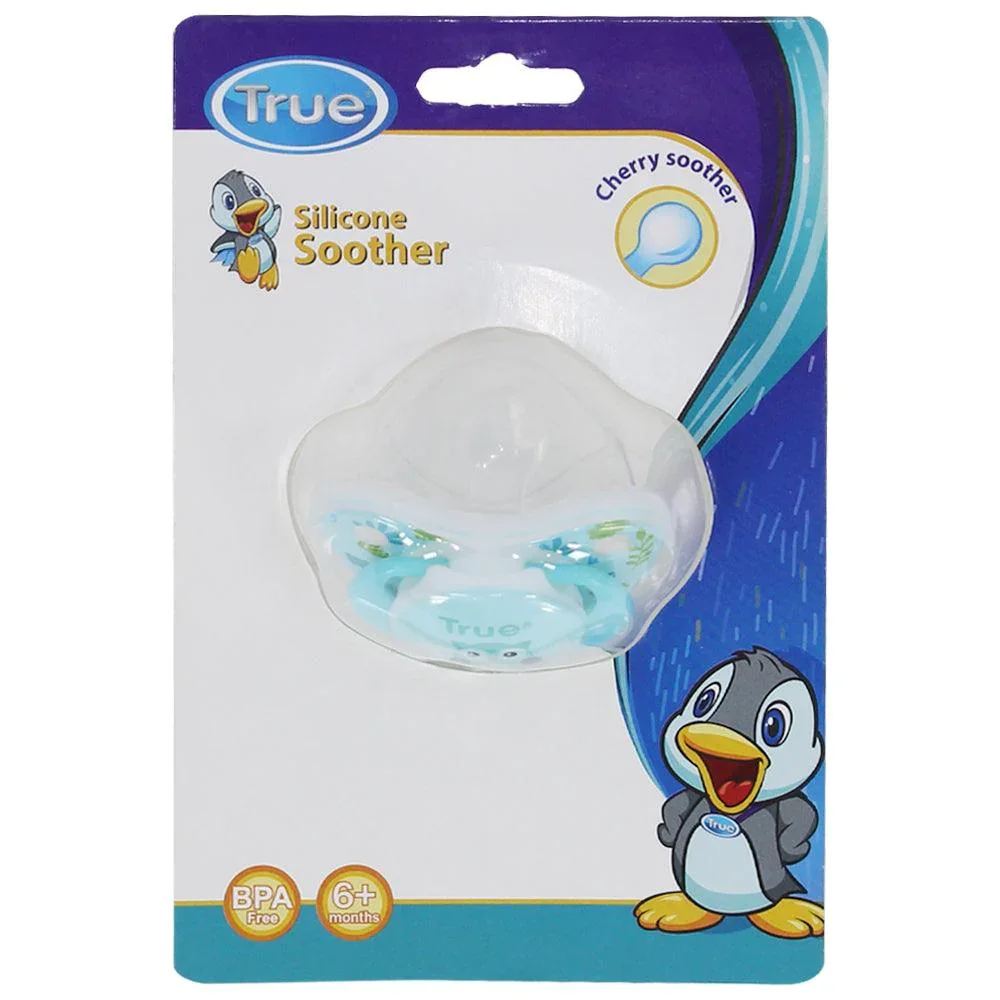 True Silicon Soother Cherry Shape Covered - 6+m