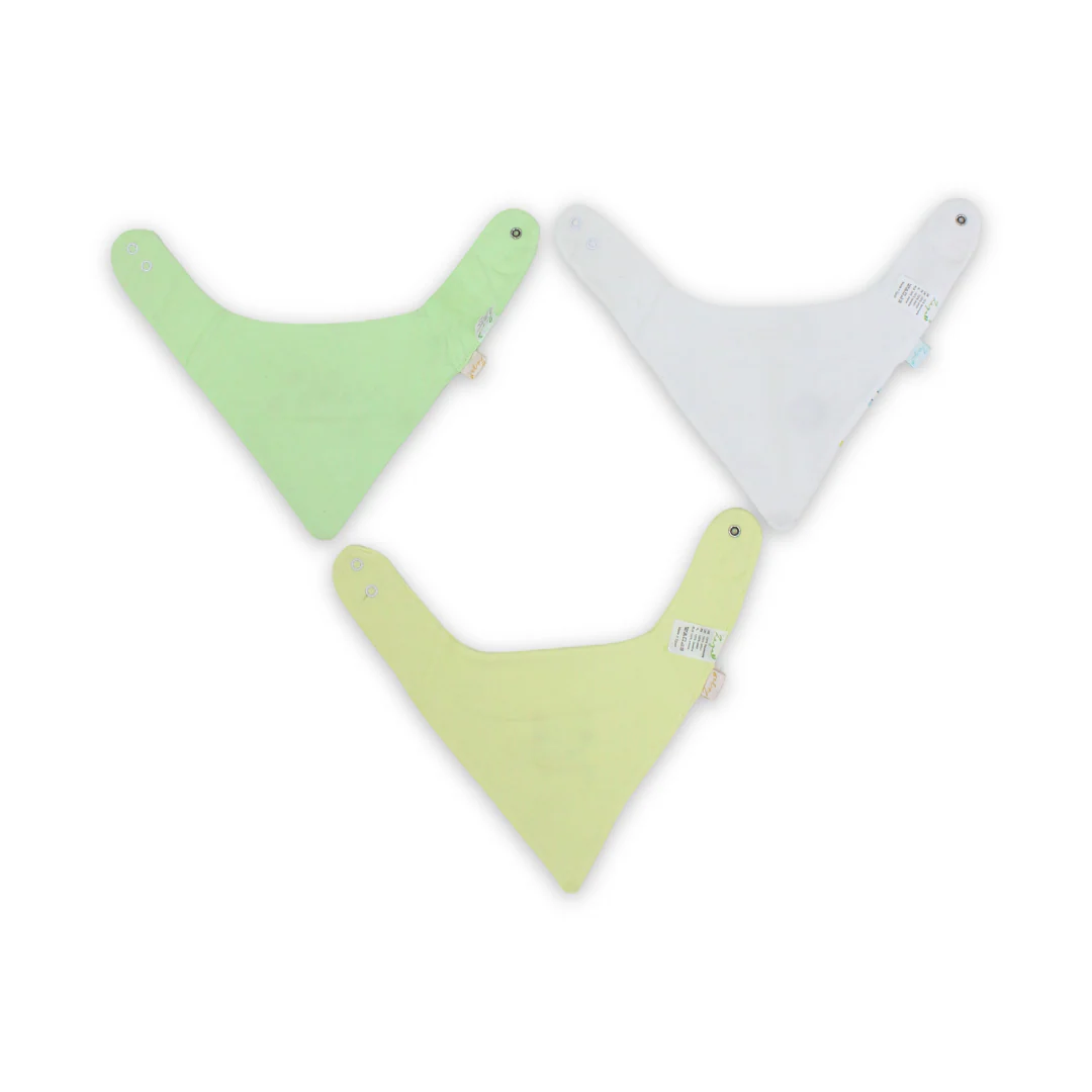 Cotton Baby Bib – Pack Of 3 - Image 3