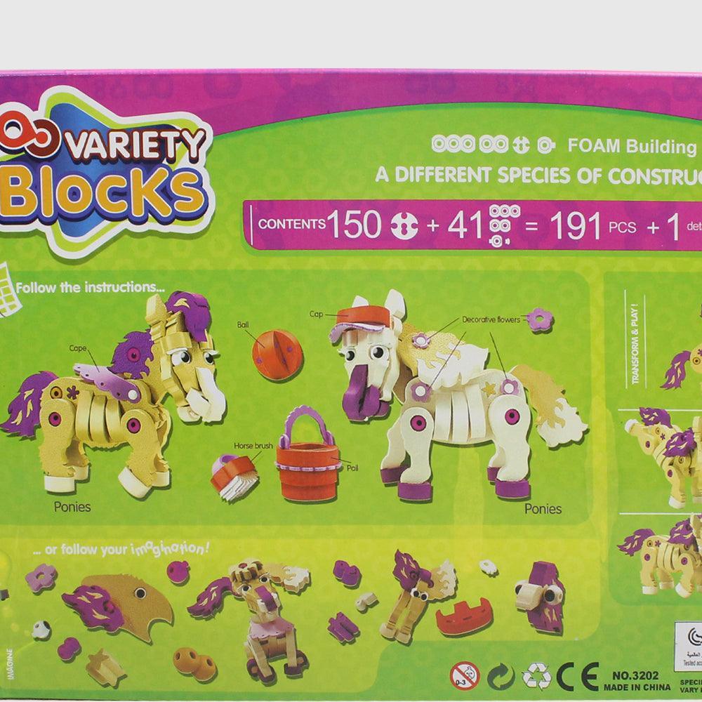Variety Blocks Building Set - Ponies 191 Pcs - Image 2