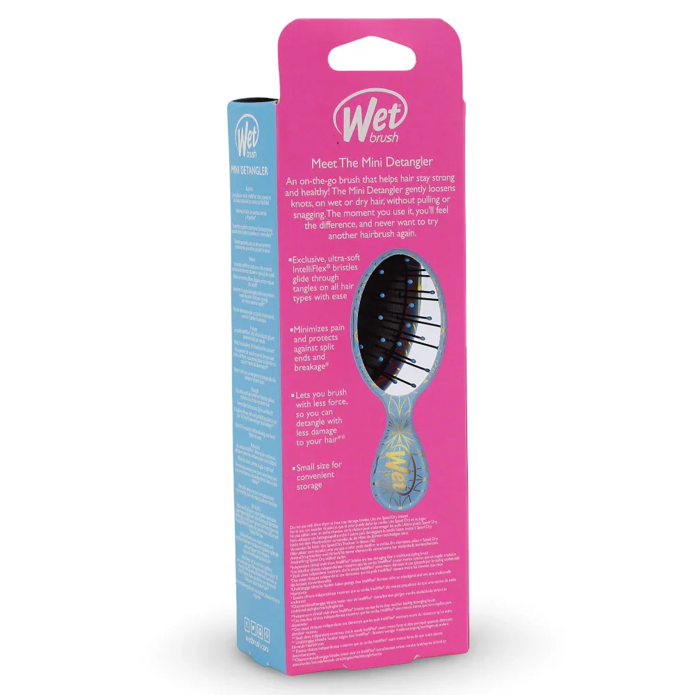 Wet Brush Mini Detangler Geos Hair Brush Travel Lagoon - Image 2