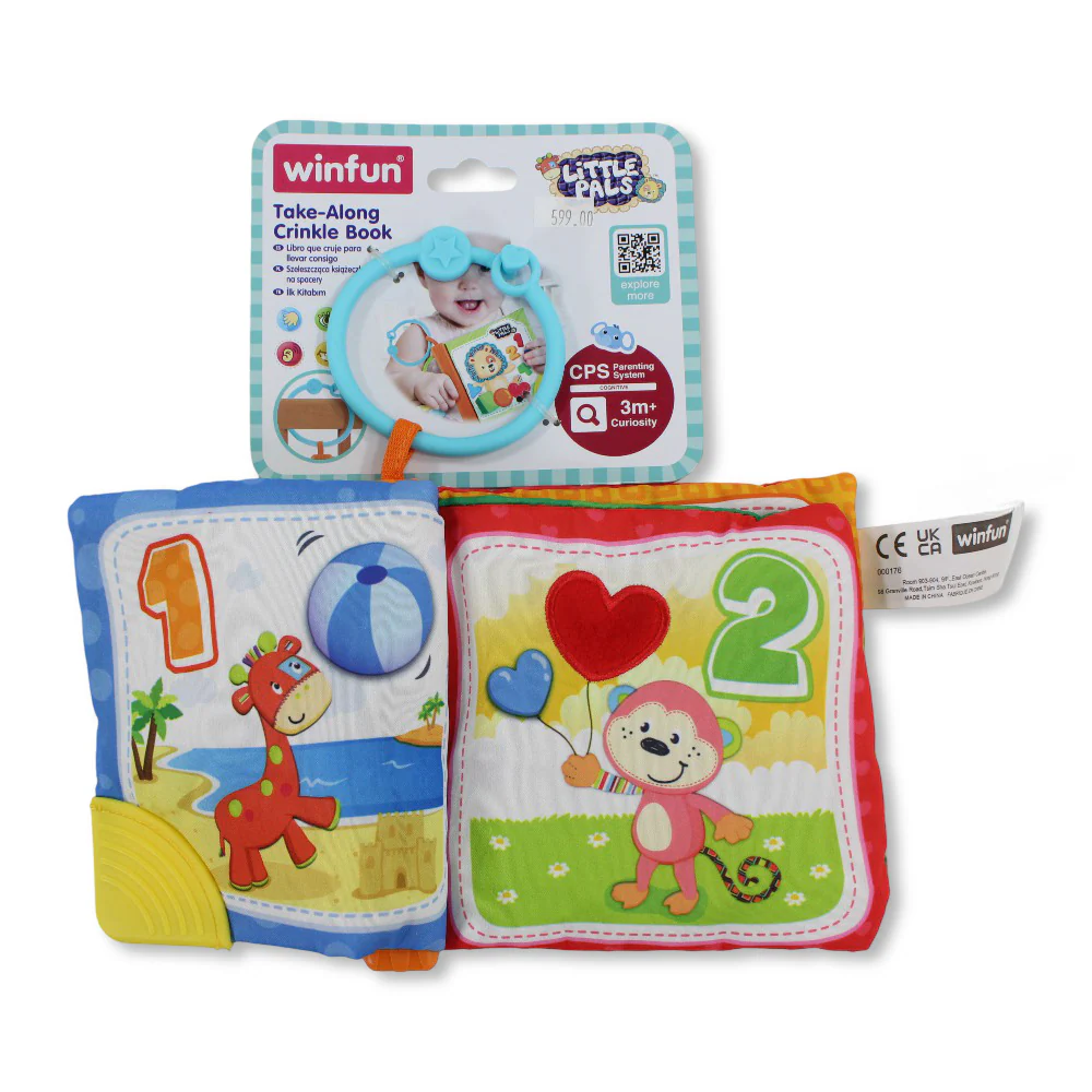 WinFun Take Along Crinkle Educational Book - Image 3