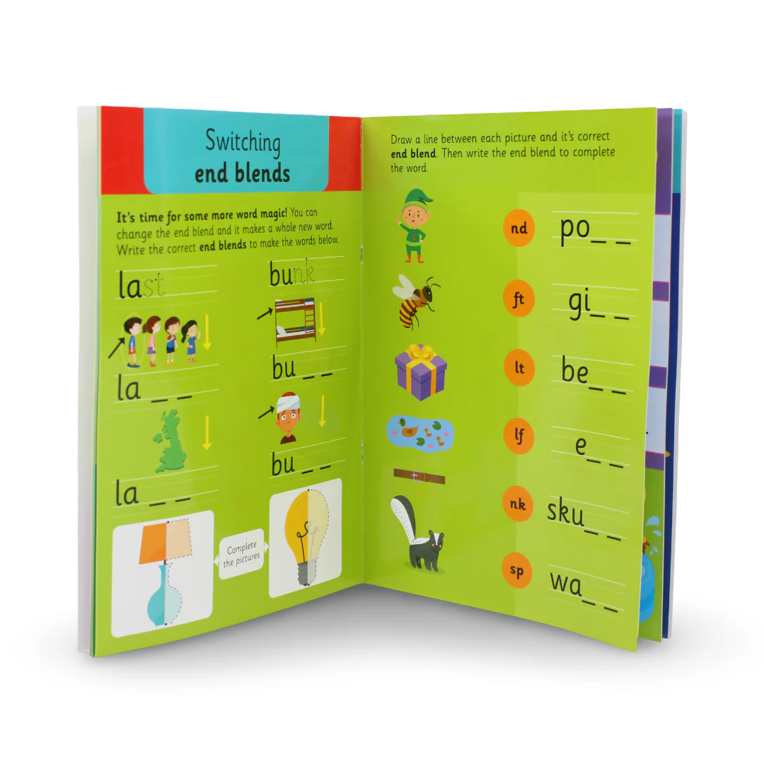 Wipe Clean Phonics Activity Book