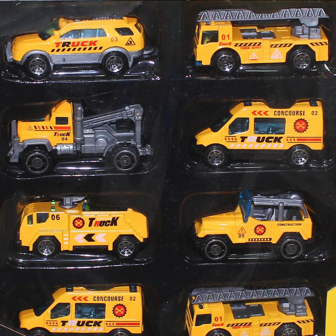 City Engineering Vehicle Set 1:64 Scale – 15 Pcs - Image 3