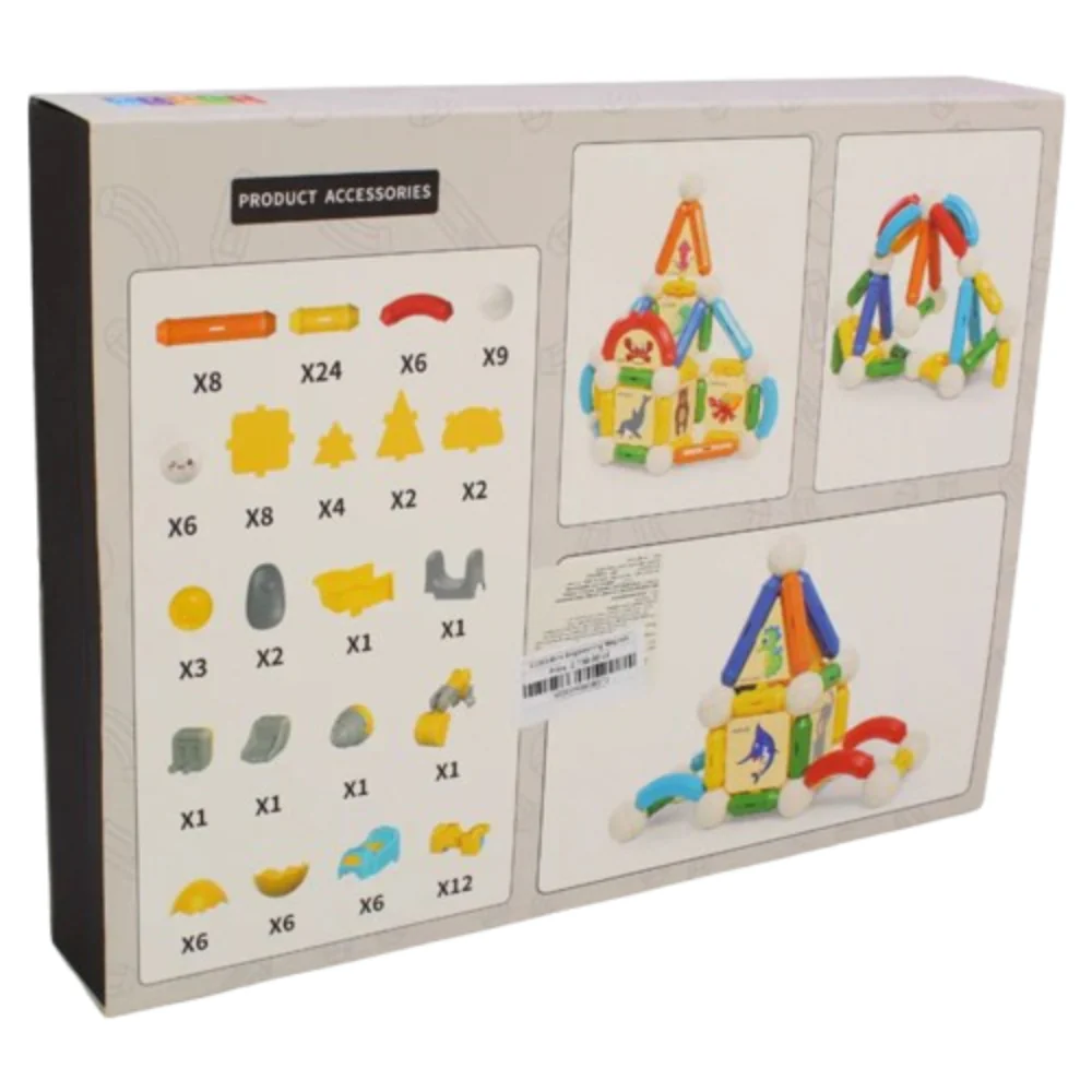 Mini Engineering Magnetic Rod Set - 110 Pcs - Image 3