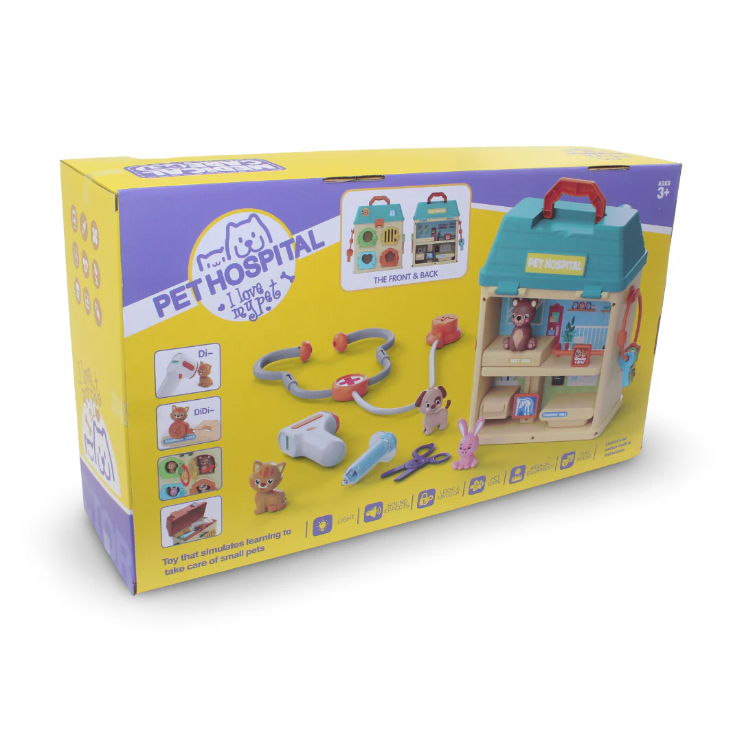 Pet Hospital Set – 14 Pcs - Image 2