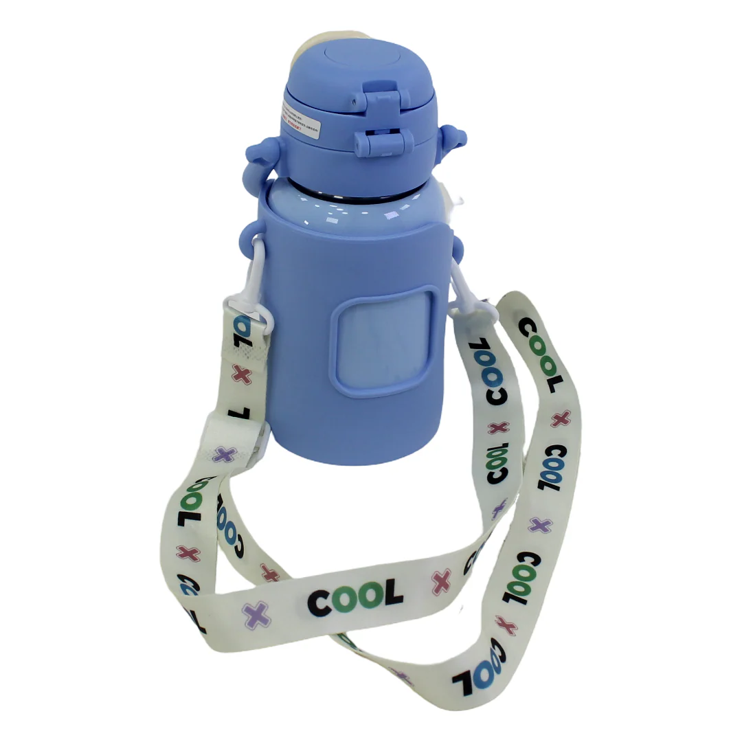Labubu Stainless Steel Water Bottle – Blue - Image 2