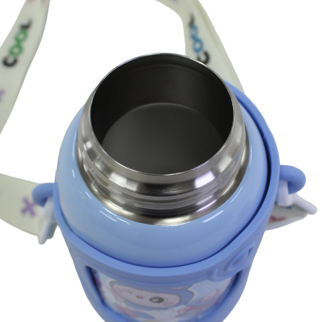 Labubu Stainless Steel Water Bottle – Blue - Image 3