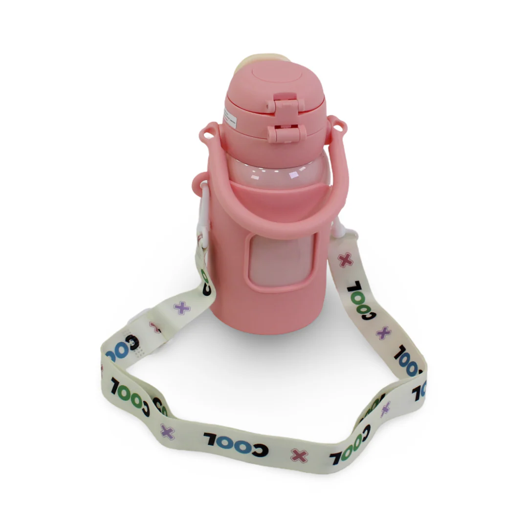 Labubu Stainless Steel Water Bottle – Pink - Image 2