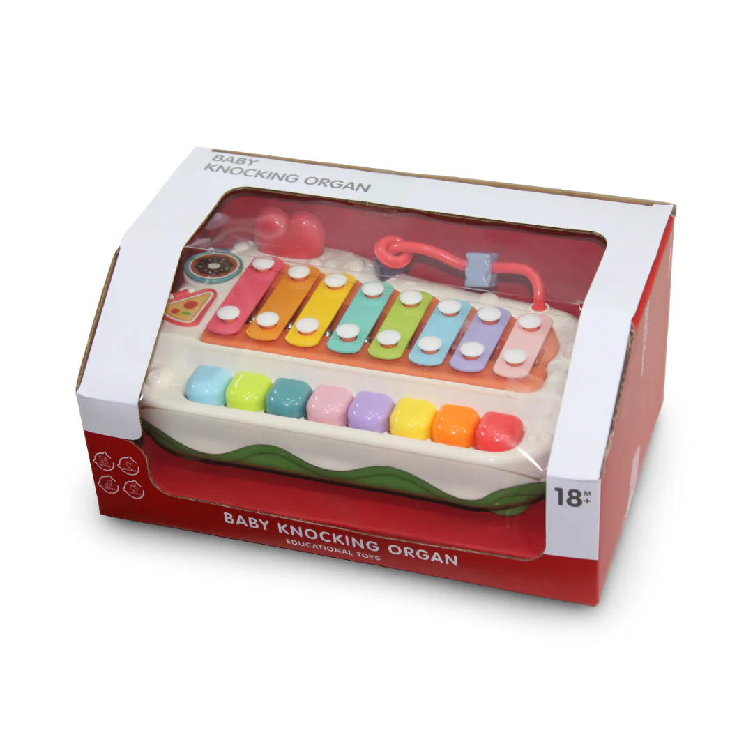 Baby Knocking Organ and Xylophone Piano Toy – Green - Image 2