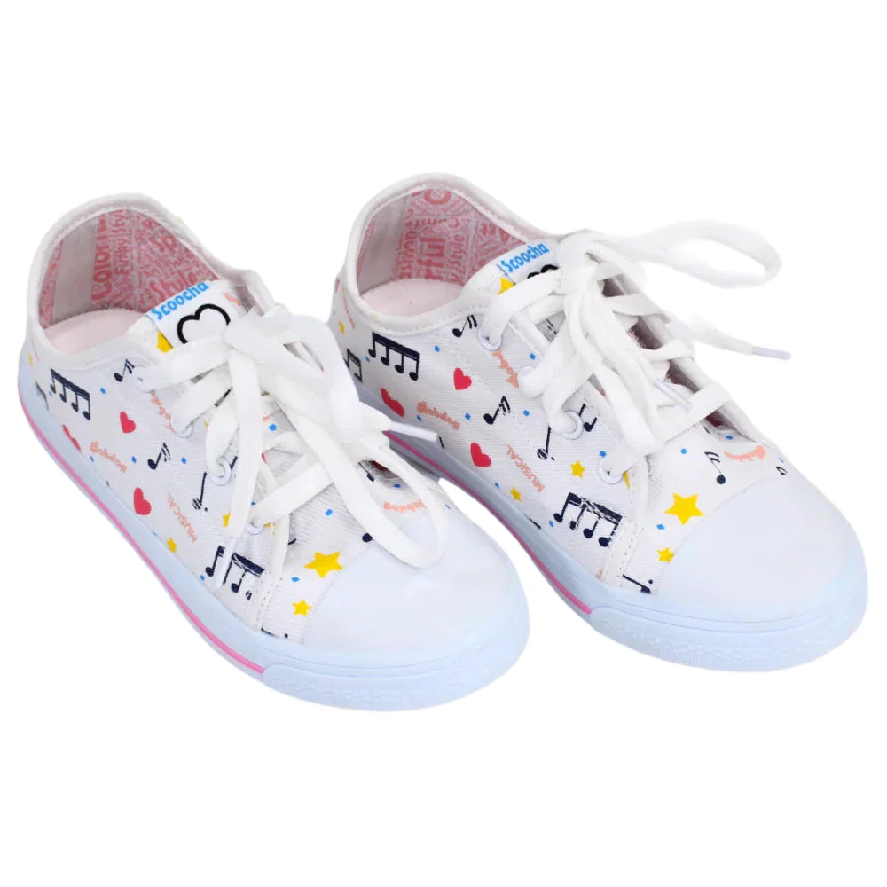 Girls Multicolored Canvas Sneakers - Image 7