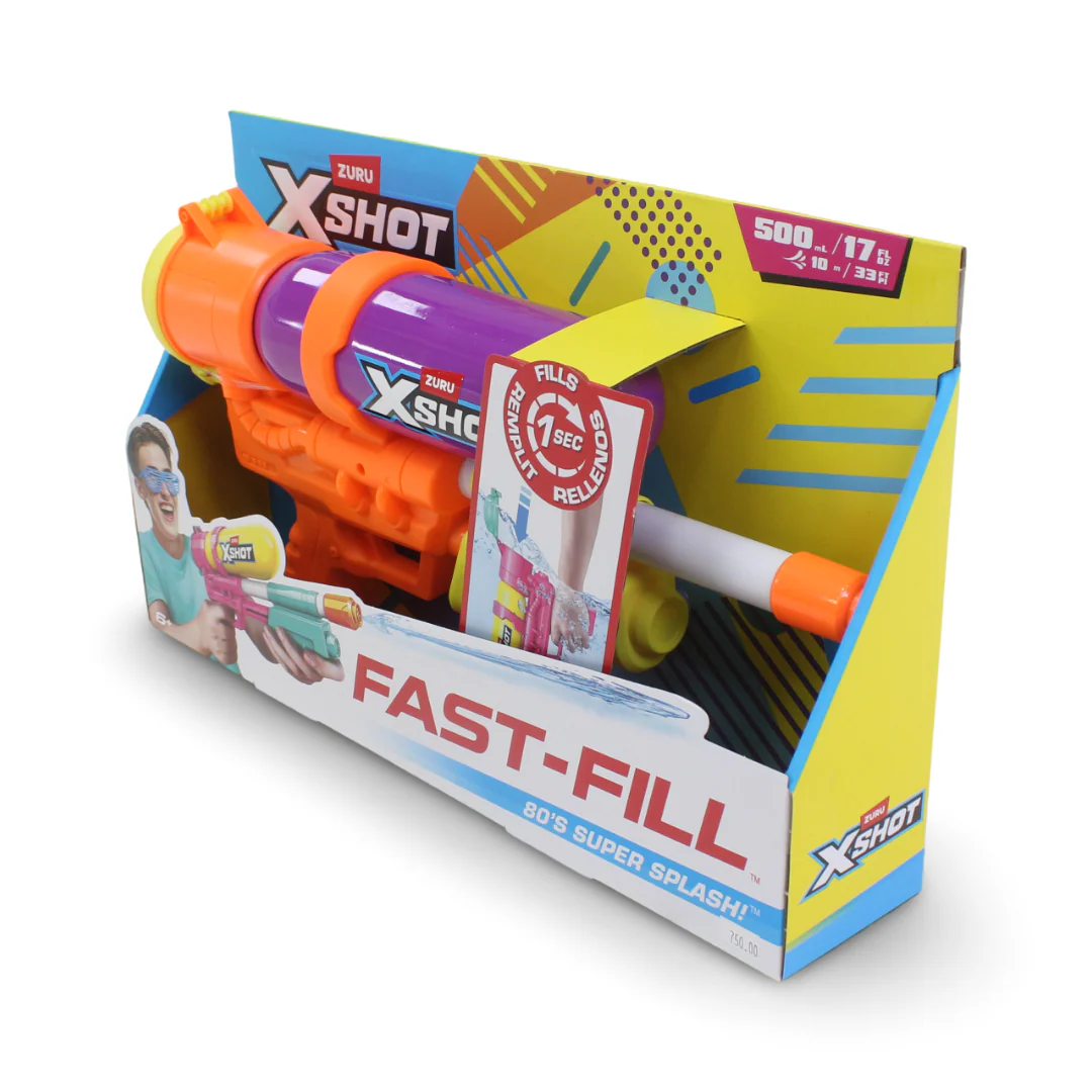 Zuru X-Shot Water Fast-Fill 80s Super Splash Blaster - Image 3