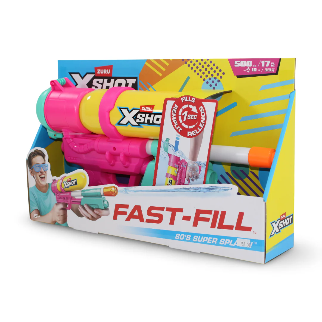 Zuru X-Shot Water Fast-Fill 80s Super Splash Blaster - Image 3